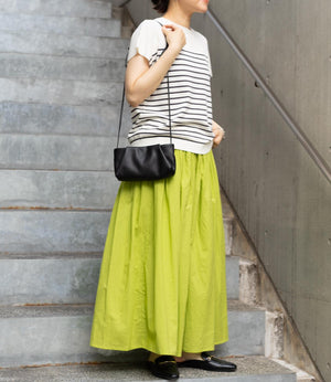 コンパクトフレンチスリーブニットT