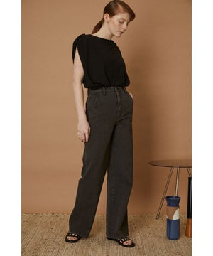 Low-waist-straight-denim