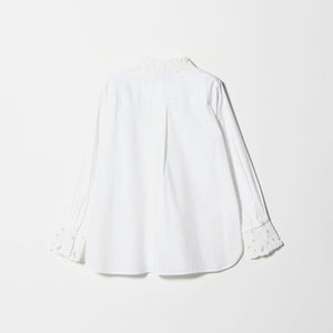 エンブロイダリー カラー シャツ ‐ウォッシャブル‐