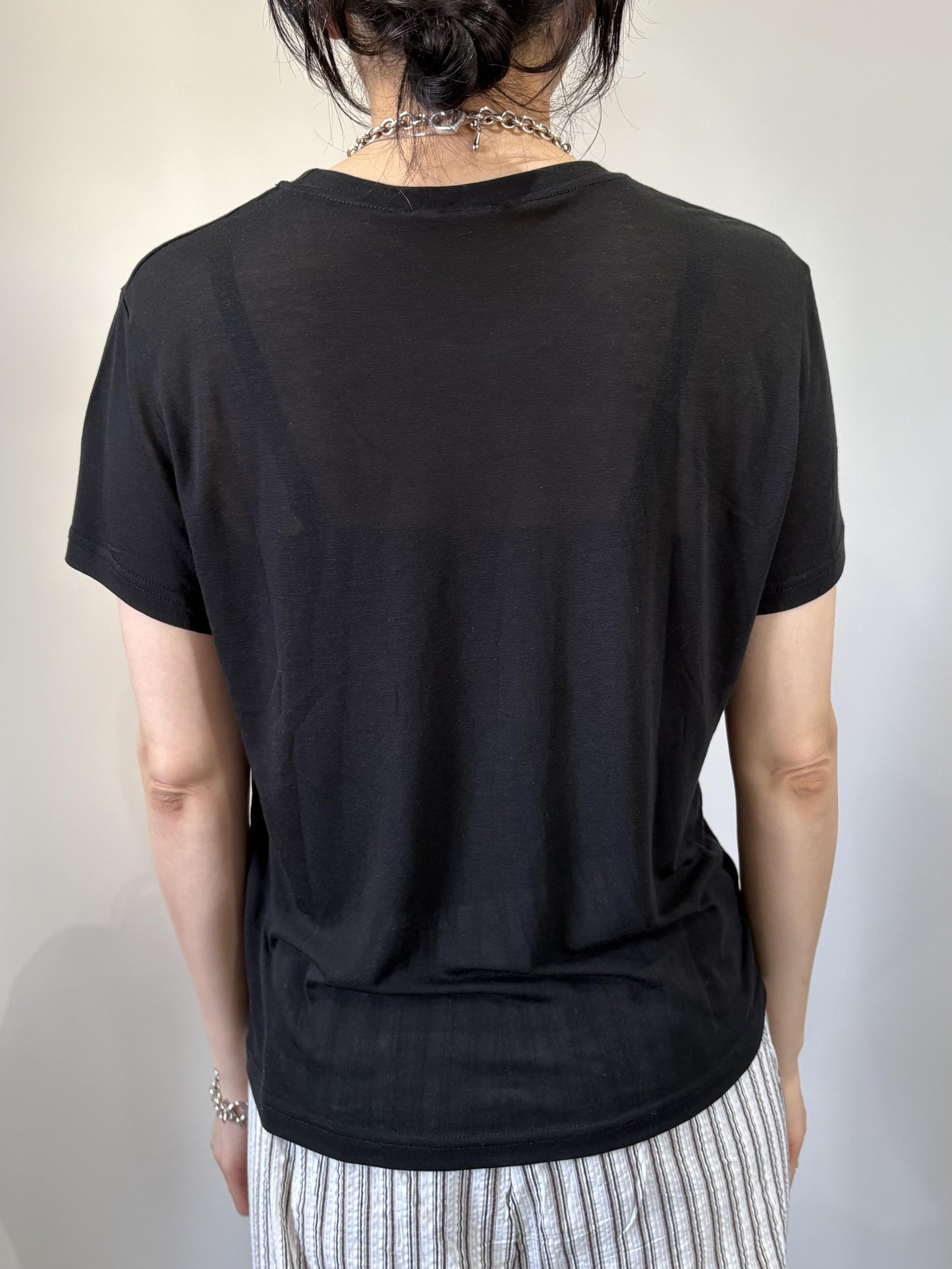 テンセルラウンドTシャツ