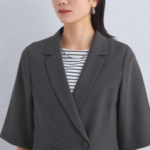 エアシカル ショート スリーブ ジャケット -マシンウォッシャブル・ストレッチ・UVカット-