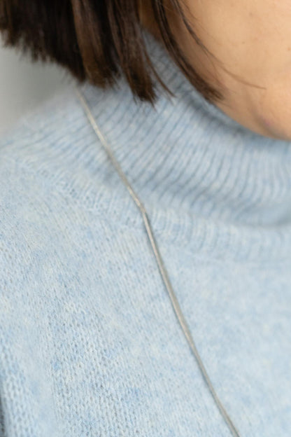 FOX混ボリュームスリーブニット