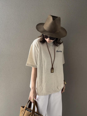 HaritageロゴバックプリントT