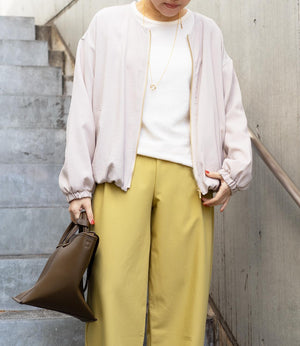 オックスノーカラーライトブルゾン