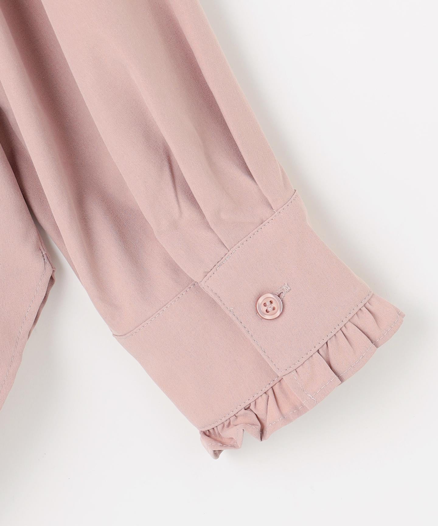 ピンタックフリル シャツ