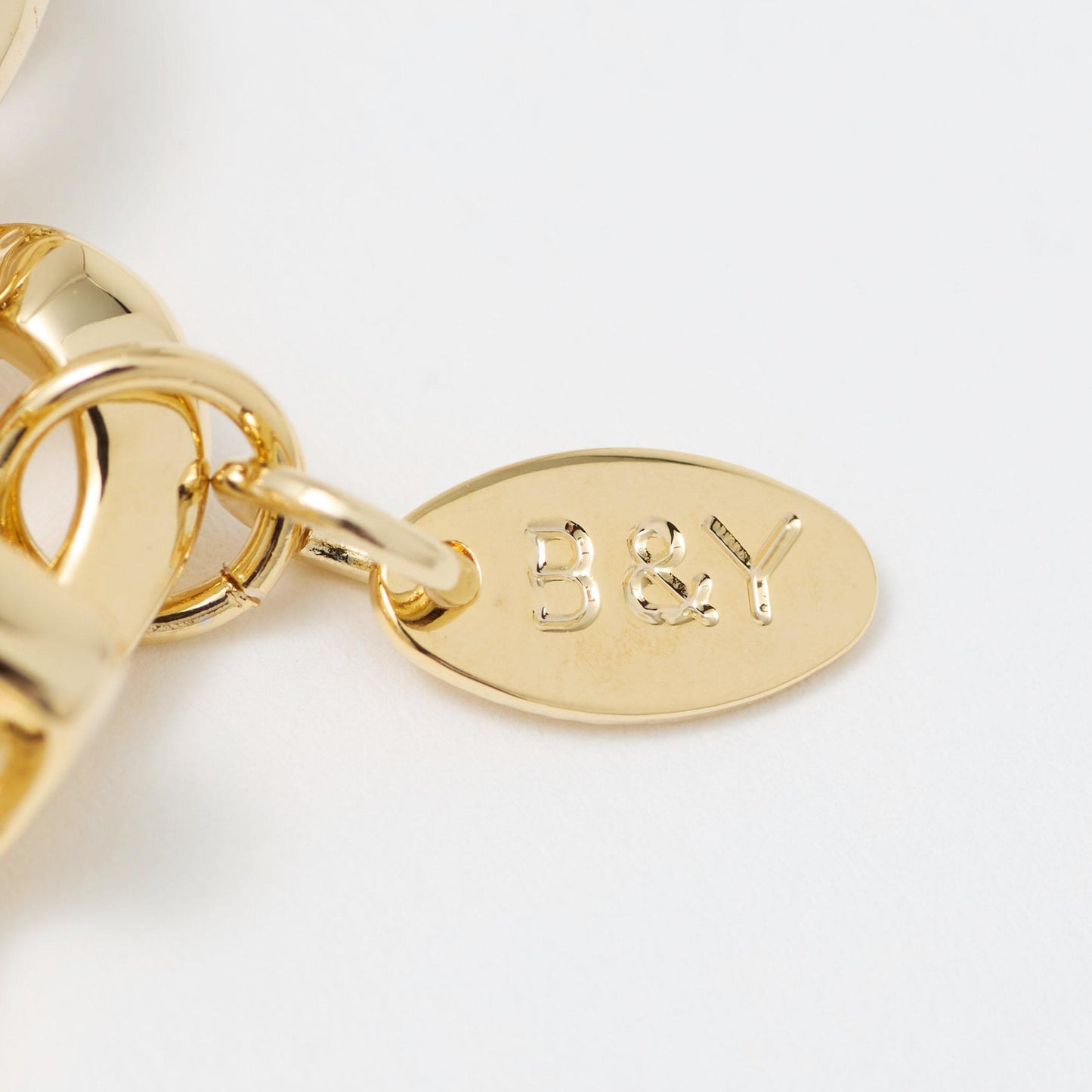 メタルチェーン×レザーベルト ブレスレット