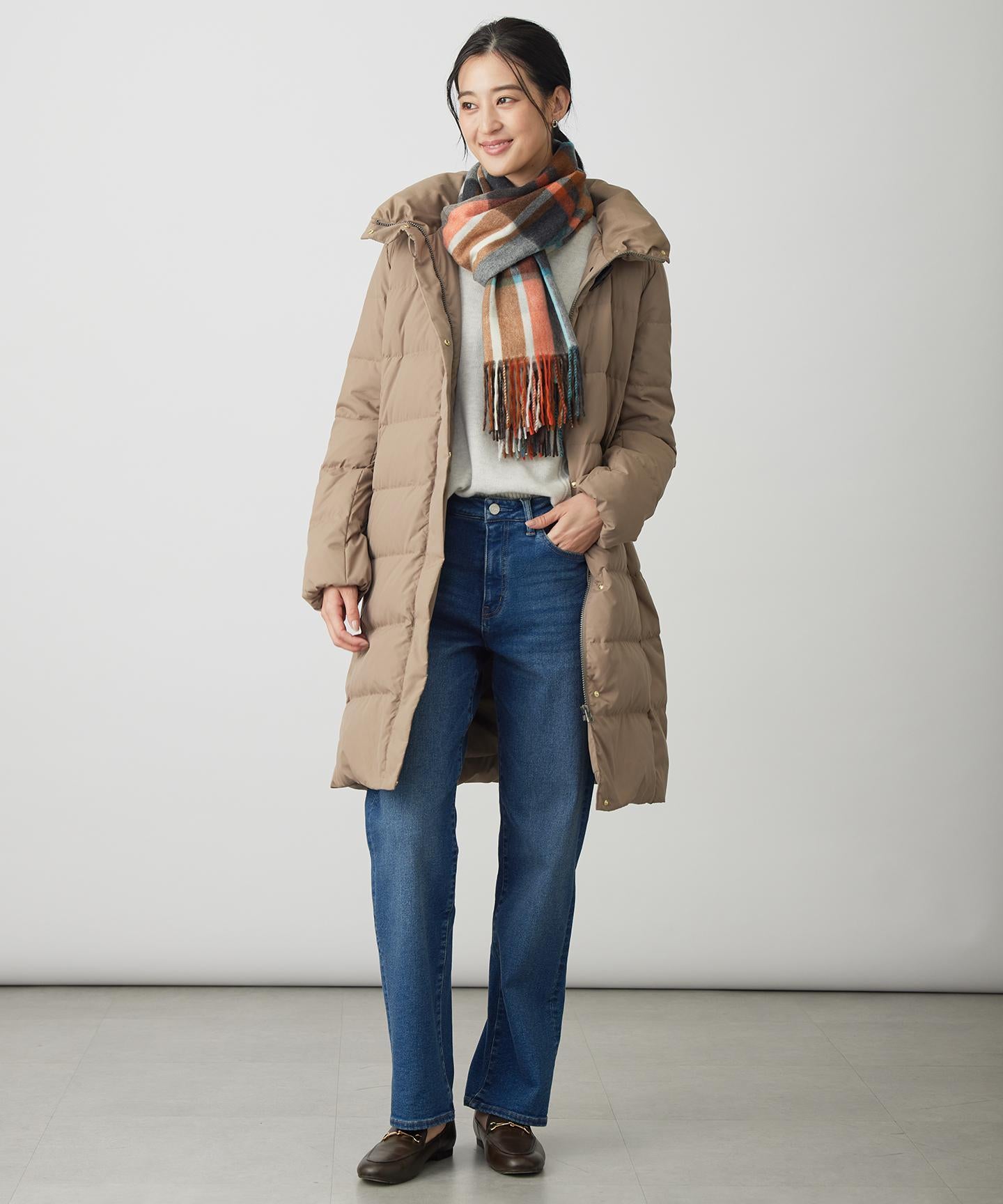 カシミヤチェック マフラー