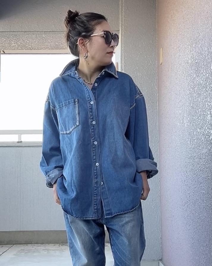 ラマポケットデニムシャツ – &DROBE (アンドローブ)