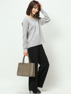 Vﾈｯｸﾜｲﾄﾞﾘﾌﾞ長袖