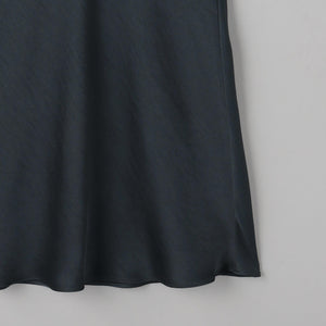 ポリエステルサテン マーメイドフレアスカート