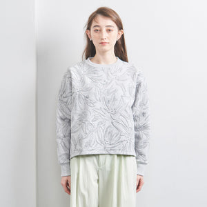 BOTANY ジャガード スウェット プルオーバー