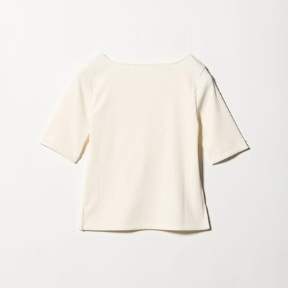 ニットライク スクエアネック カットソー