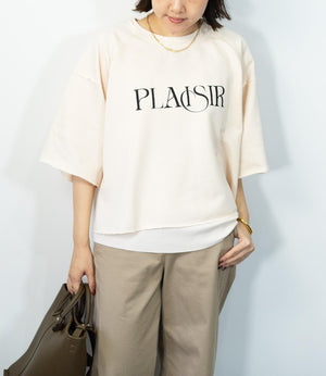 ミニ裏毛ロゴプルオーバー