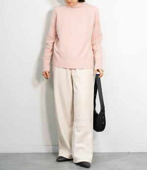 ヘリンボーン裏起毛イージーパンツ