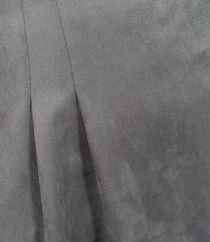 スウェードフレアスカート