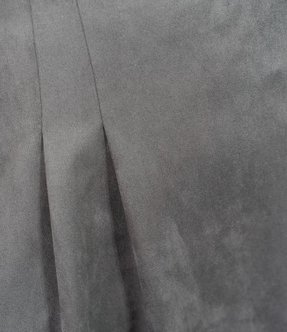 スウェードフレアスカート