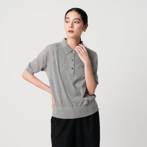 ポロショートスリーブニット ウォッシャブル