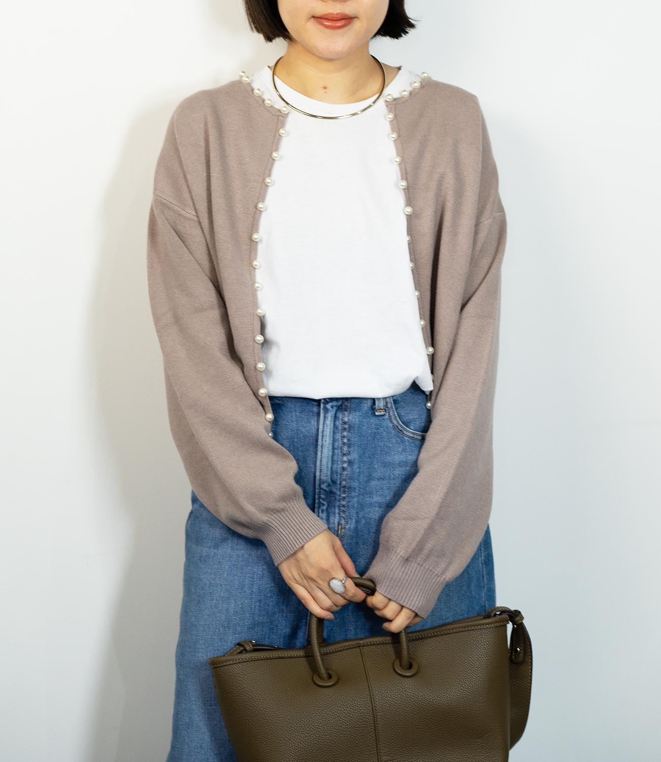 パールニットカーディガン
