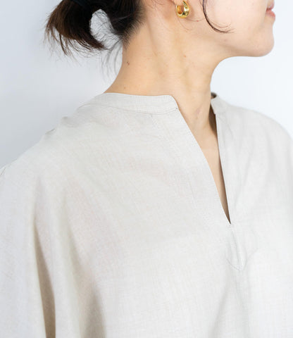 レースドッキングスキッパーブラウス