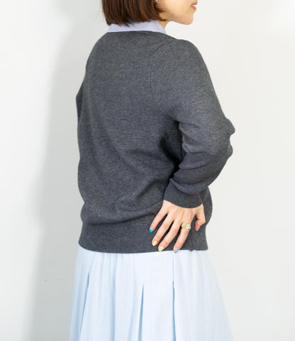 シャツカラードッキングカーディガン