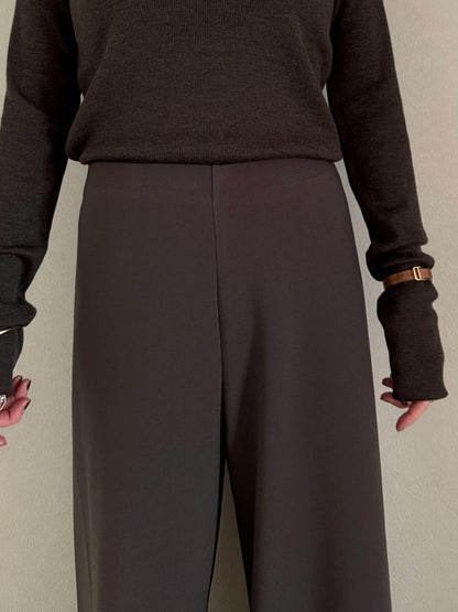 バンディングイージーワイドパンツ