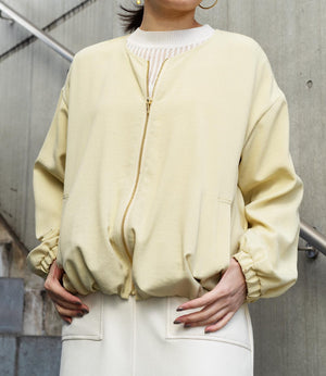 オックスノーカラーライトブルゾン