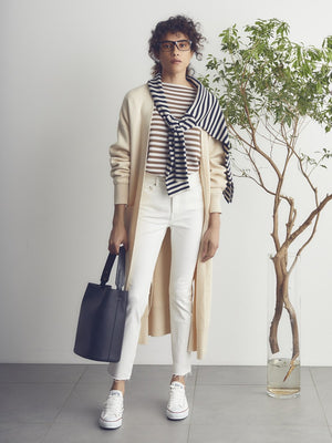 JQボーダーロングニットTOPS