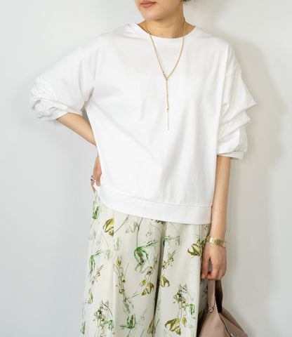 タックスリーブデザインカットソー