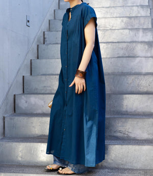 コットンロングワンピース