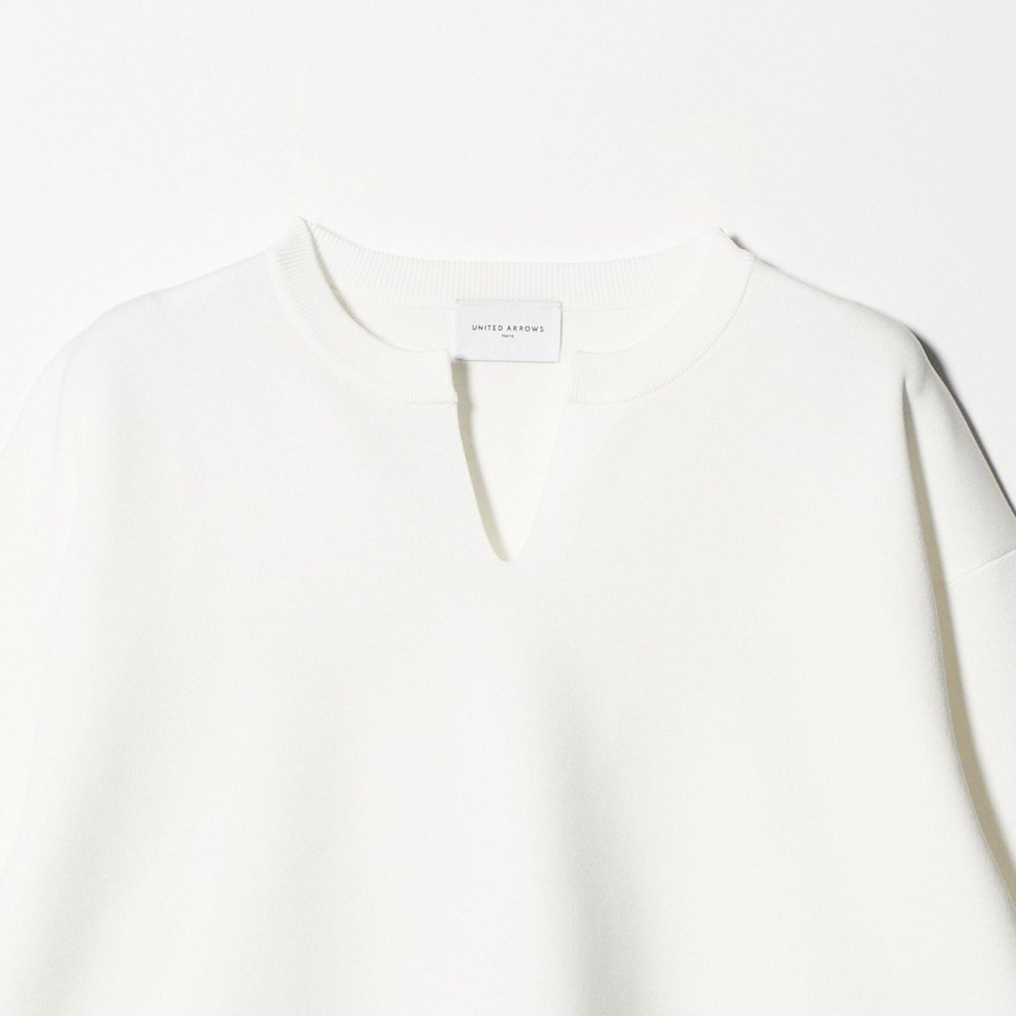 スウェットライク スキッパーニット ‐ウォッシャブル‐