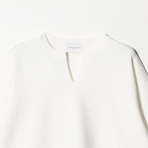 スウェットライク スキッパーニット ‐ウォッシャブル‐