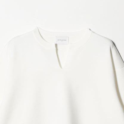 スウェットライク スキッパーニット ‐ウォッシャブル‐