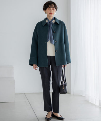 MANTECOPure リバー ステンカラーコート