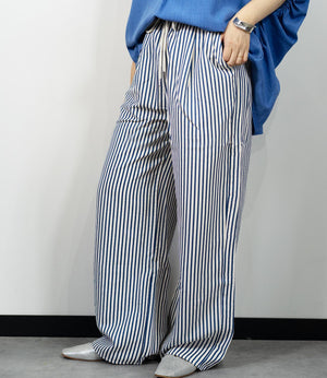 ストライプイージーパンツ