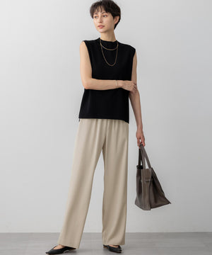 スエーディーサテン ワイド パンツ