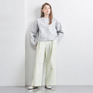 BOTANY ジャガード スウェット プルオーバー