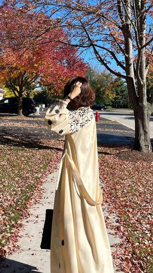 タッセルフォークロア刺繍ワンピース