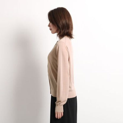 クルーネックカーディガン
