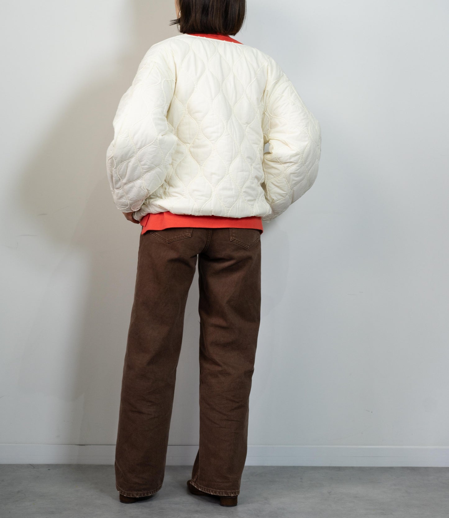 モールキルティングアウター