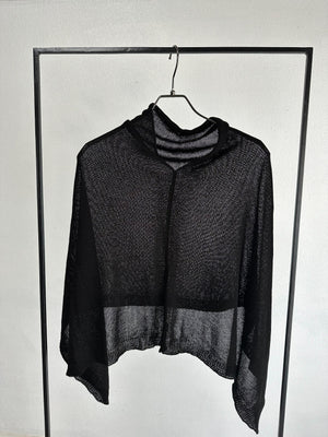 リネンニットケープ