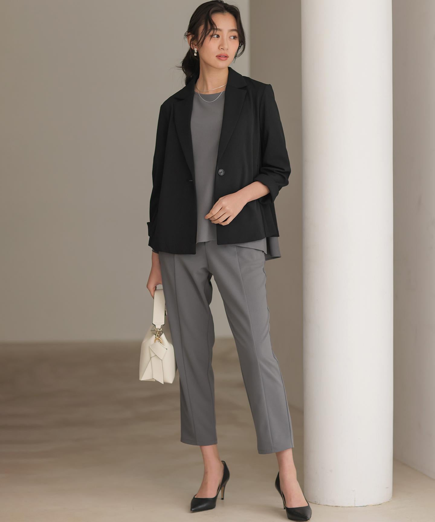 ジョーゼットジャージー ジャケット