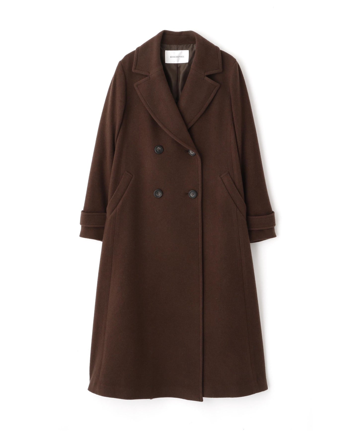 ビッグカラーダブルチェスターコート