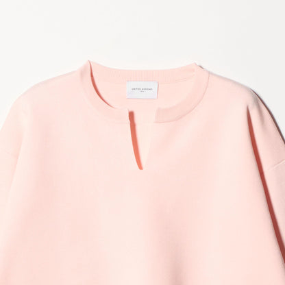 スウェットライク スキッパーニット ‐ウォッシャブル‐