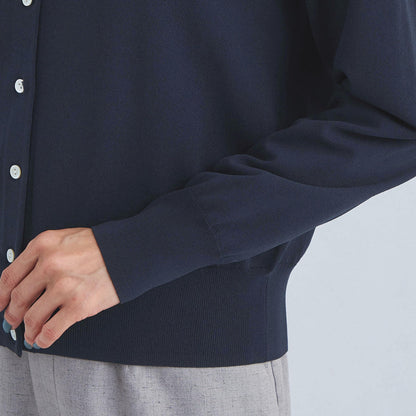 ドラキー クルーネック ニット カーディガン