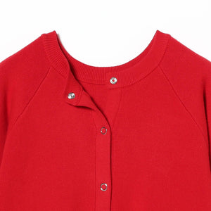 2way スウェット ライク カーディガン