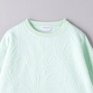 BOTANY ジャガード スウェット プルオーバー