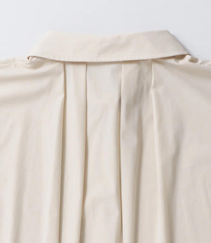 【接触冷感】バックタックオーバーシャツ