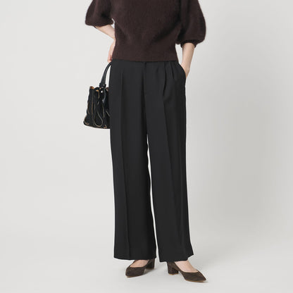 2タック ワイドパンツ‐UVカット 接触冷感 吸水速乾 帯電防止 ウォッシャブル‐