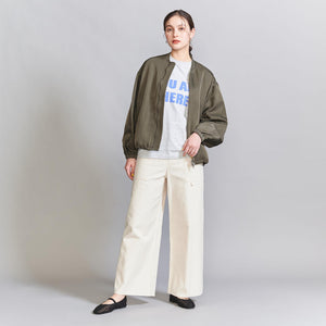 ナイロンツイル ジップブルゾン