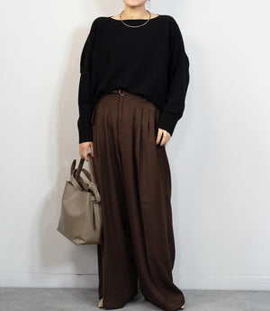 ルーズワイドスラックス